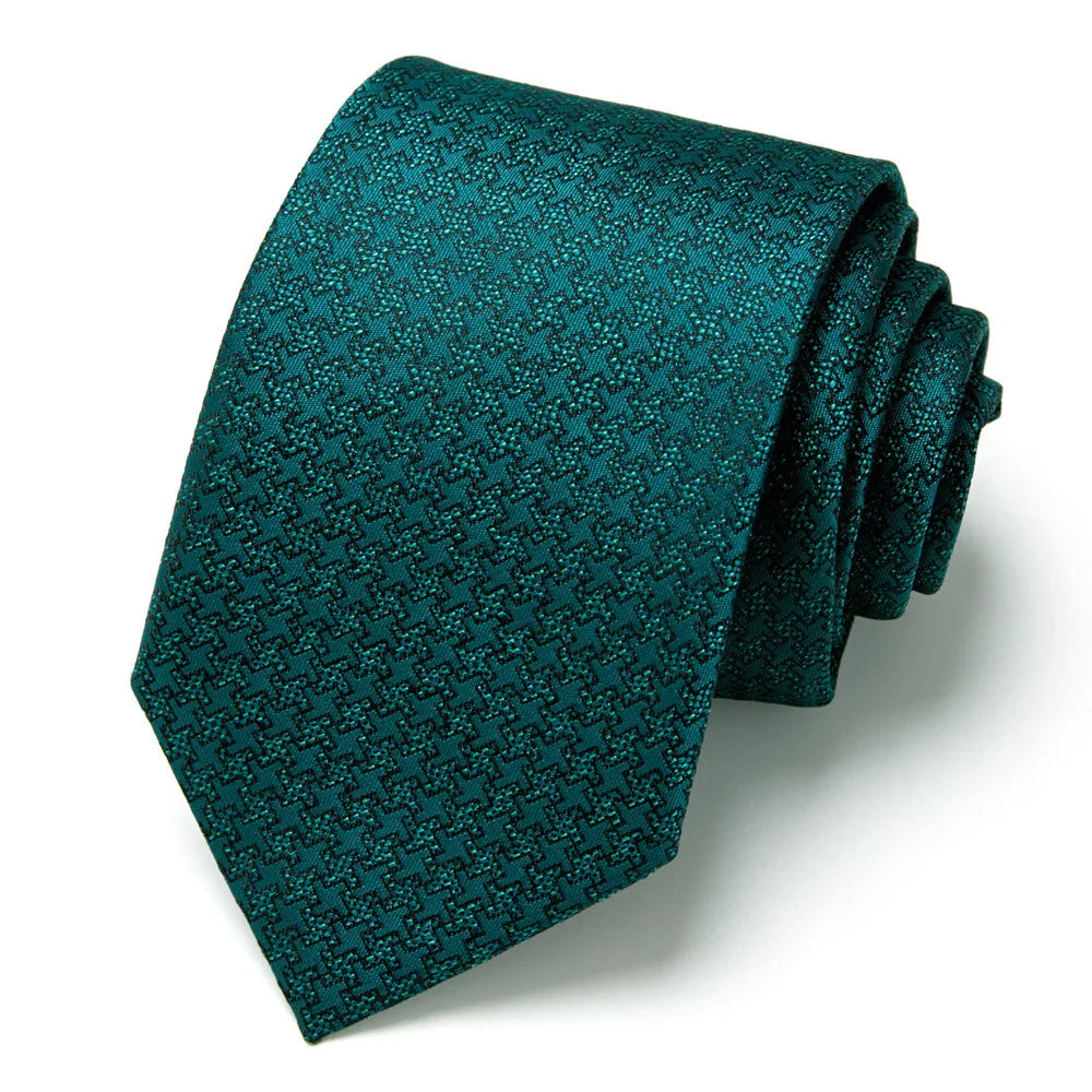 Men's Business Neckties Men's Stripe Plaid Floral Blue Wedding Ties Jacquard Woven Men Neck Jacquard Ties Vintage Accessories