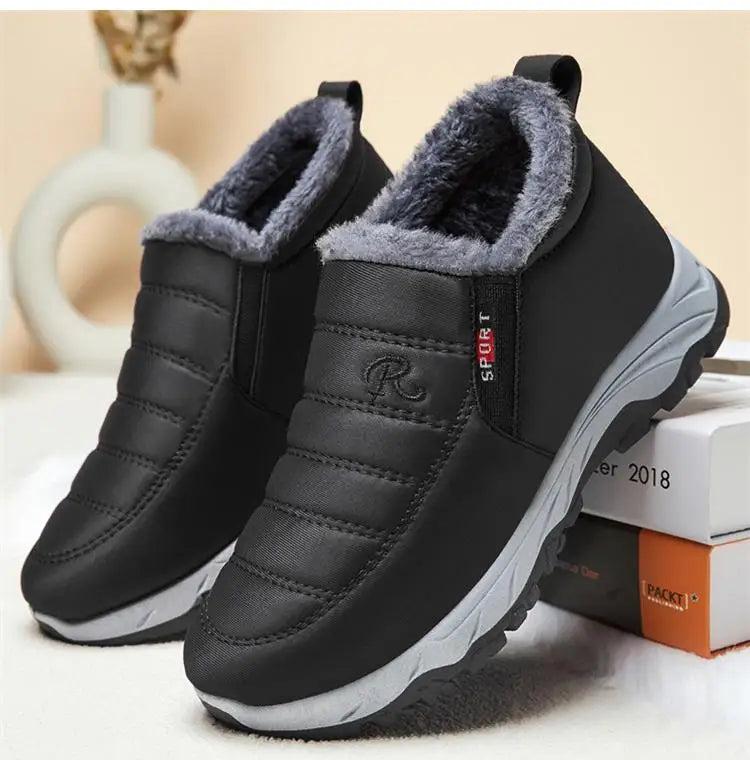 Women Boots Snow Platform Plush Women Shoes Slip On Boots For Unisex Shoes Fashion Ankle Boots Casual Punk Botas Mujer Winter