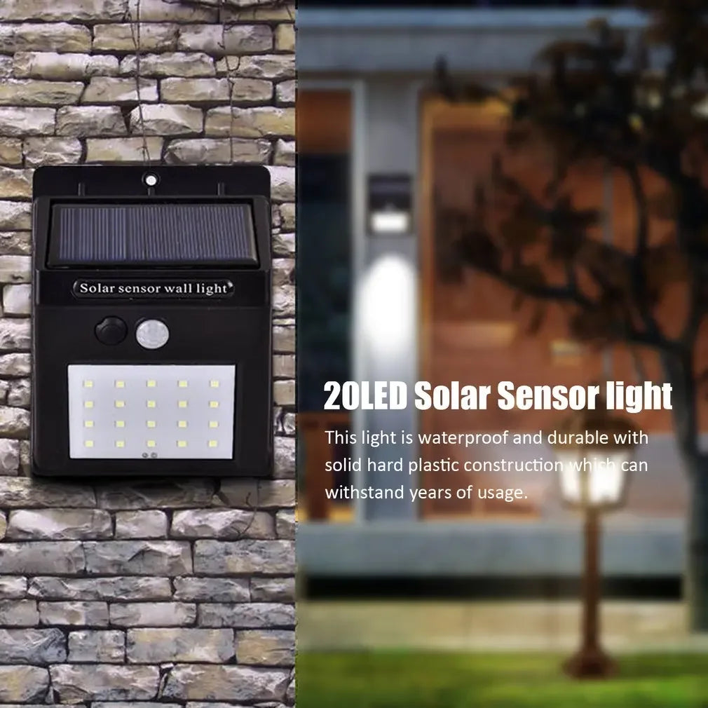 LED Solar Light 25/30 LEDs Wireless Motion Sensor Light Waterproof Solar Outdoor Lights Garden Decoration Spotlights Wall Lamp