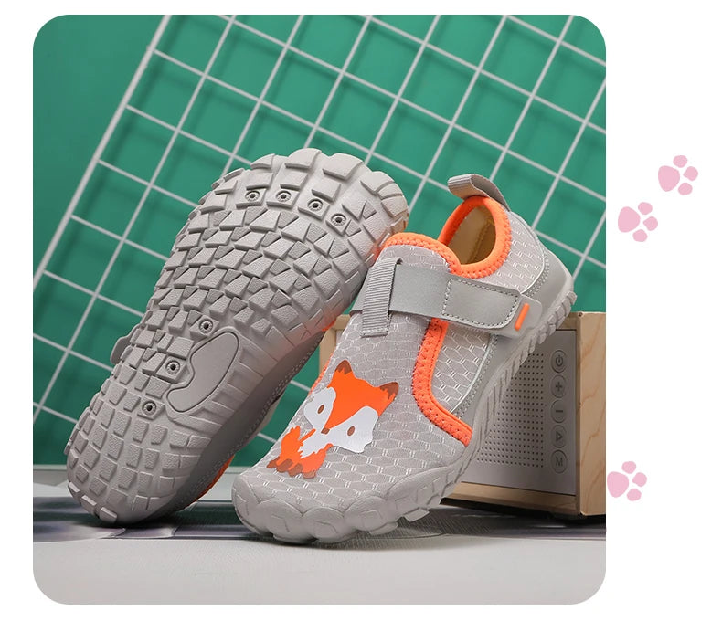 Kinderen brede neus strandschoenen lichtgewicht ademend antislip rubberen zool met duurzame constructie voor langdurig gebruik