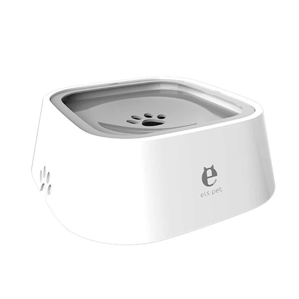 1,5L Hondendrinkwaterbak van ABS-kunststof, drijvende kom, kattenbak zonder morsen, drinkwaterdispenser voor honden