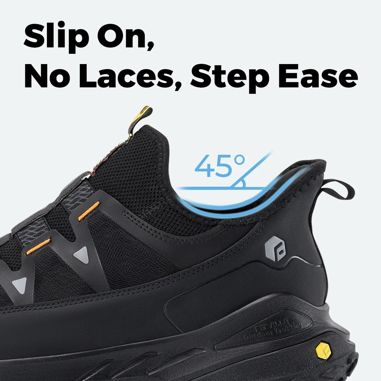 Men's Extra Wide Sneakers Slip-On Shoes Comfortable Running Shoe Non-Slip Hiking With Arch Support For Swollen Feet