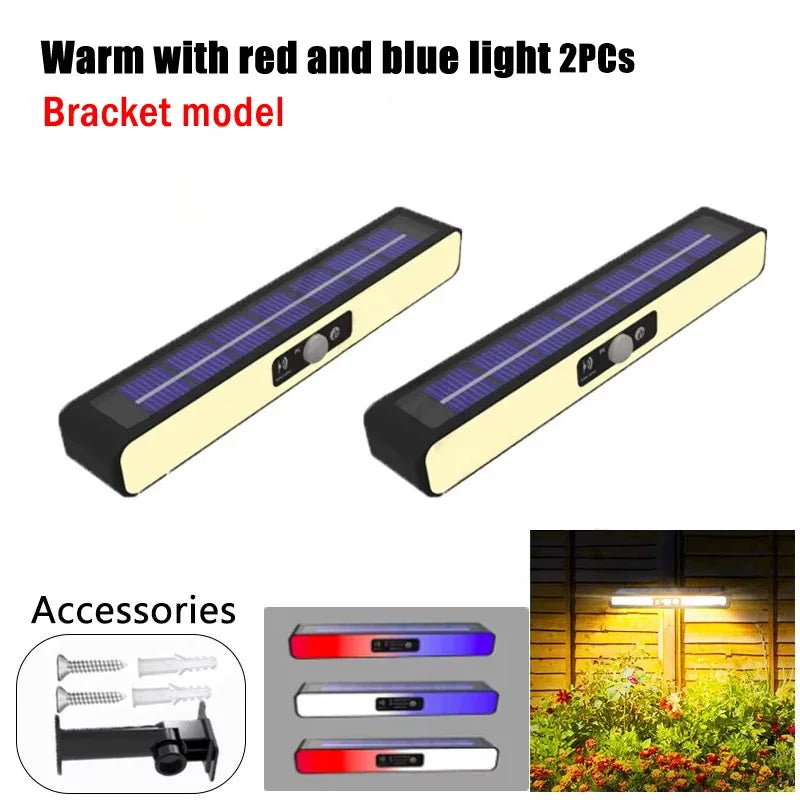 New Clip On Solar Motion Lights Outdoor Waterproof,Solar Fence Lights Outside with 36 LED Portable Solar Powered Security Light