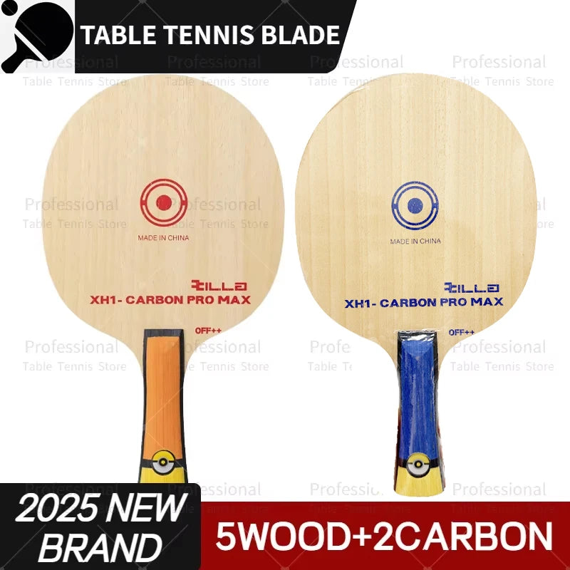 2025 New Table Tennis Blade 5 Wood + 2 Carbon OFF++ Training Ping Pong Racket Light Weight Table Tennis Racket 2025 New Brand