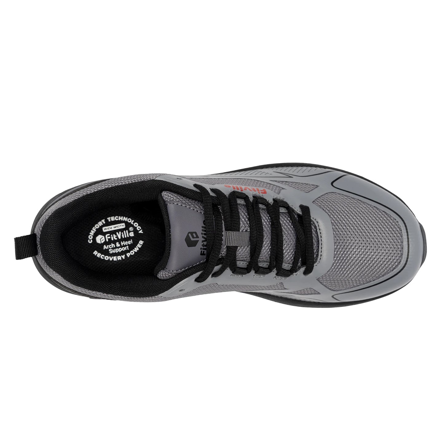 Non-Slip Trail Running Shoes Men's Sneakers Extra Wide Lightweight for Male Swollen Feet Arch Support Pain Relief