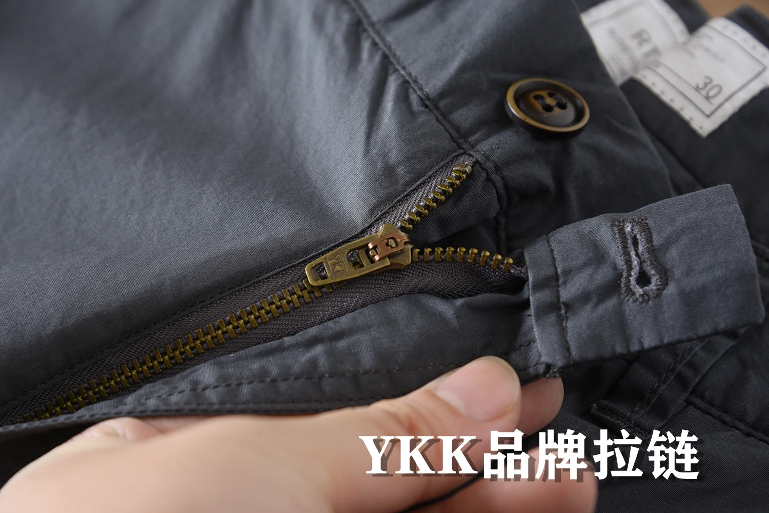 2025 Zomer Nieuwe Amerikaanse Retro Dunne Sneldrogende Elastische Forensenbroek Heren Eenvoudige 97% Katoenen Gewassen Casual Rechte Broek