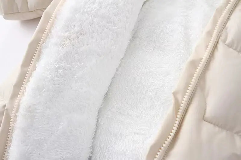 Winter Baby Rompers  Fur Lining Boys Jumpsuits Warm Fleece Padded Toddler Snowsuit Infant Outfit