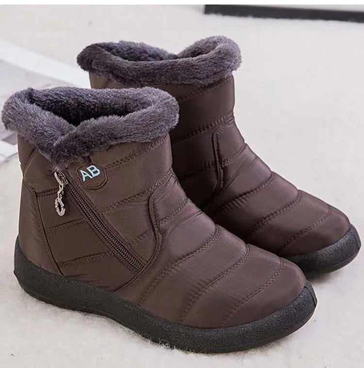 Snow Boots Women Comfortable Ladies Shoes Waterproof Shoes For Women Zipper Women Shoes Soft Keep Warm Winter Boots Botas Mujer