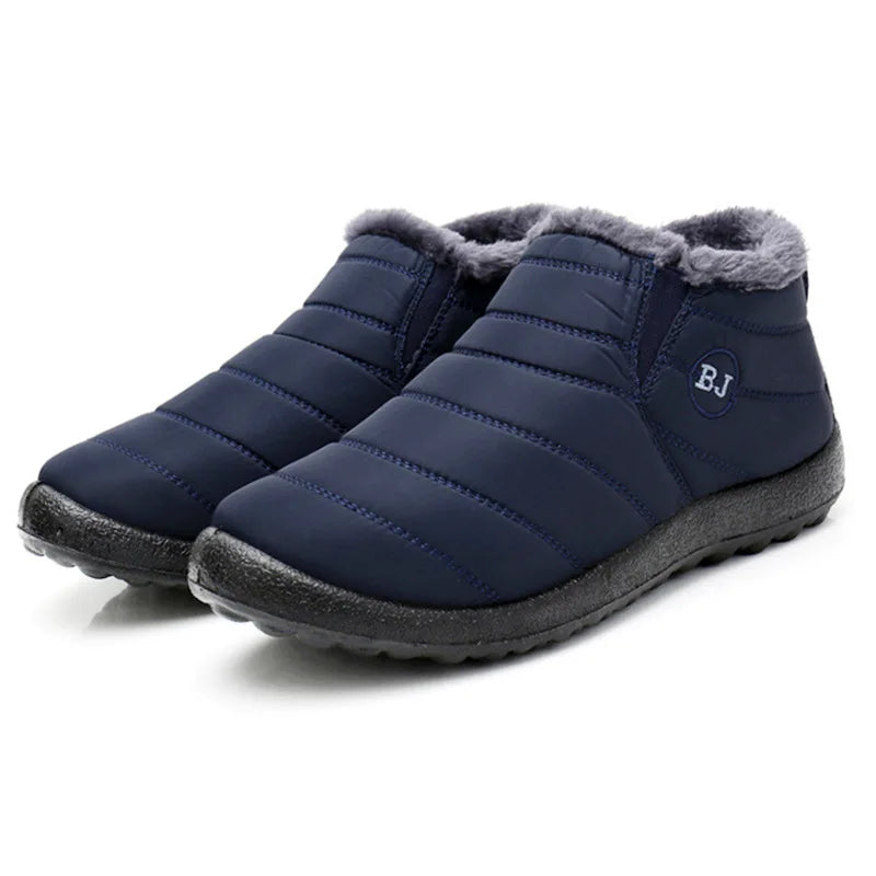Snow Women Boots Soft Shoes Chunky Plus Size Boots Ladies Fur Ankle Boots New Couple Shoes Platform Women's Winter Botas Mujer