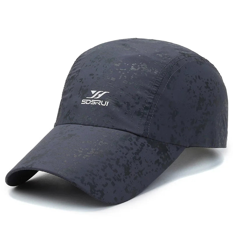 Summer Quick Drying Waterproof Ultra Thin Women Men's Baseball Cap Outdoor Sports Fishing Climbing Running Sun Hat A237