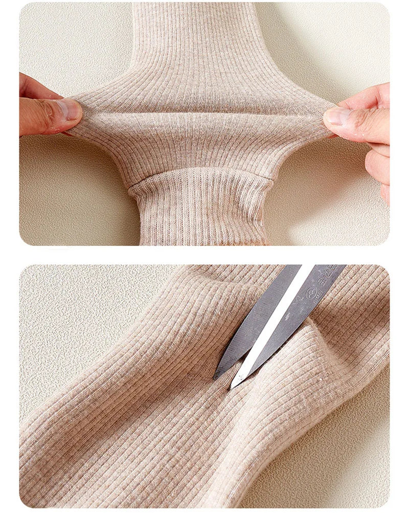 New Autumn Kids Leggings Infant Girls Solid Colour Pit Strip Render Pants Toddler Fleece Padded Warm Trousers 1-3Y Girls