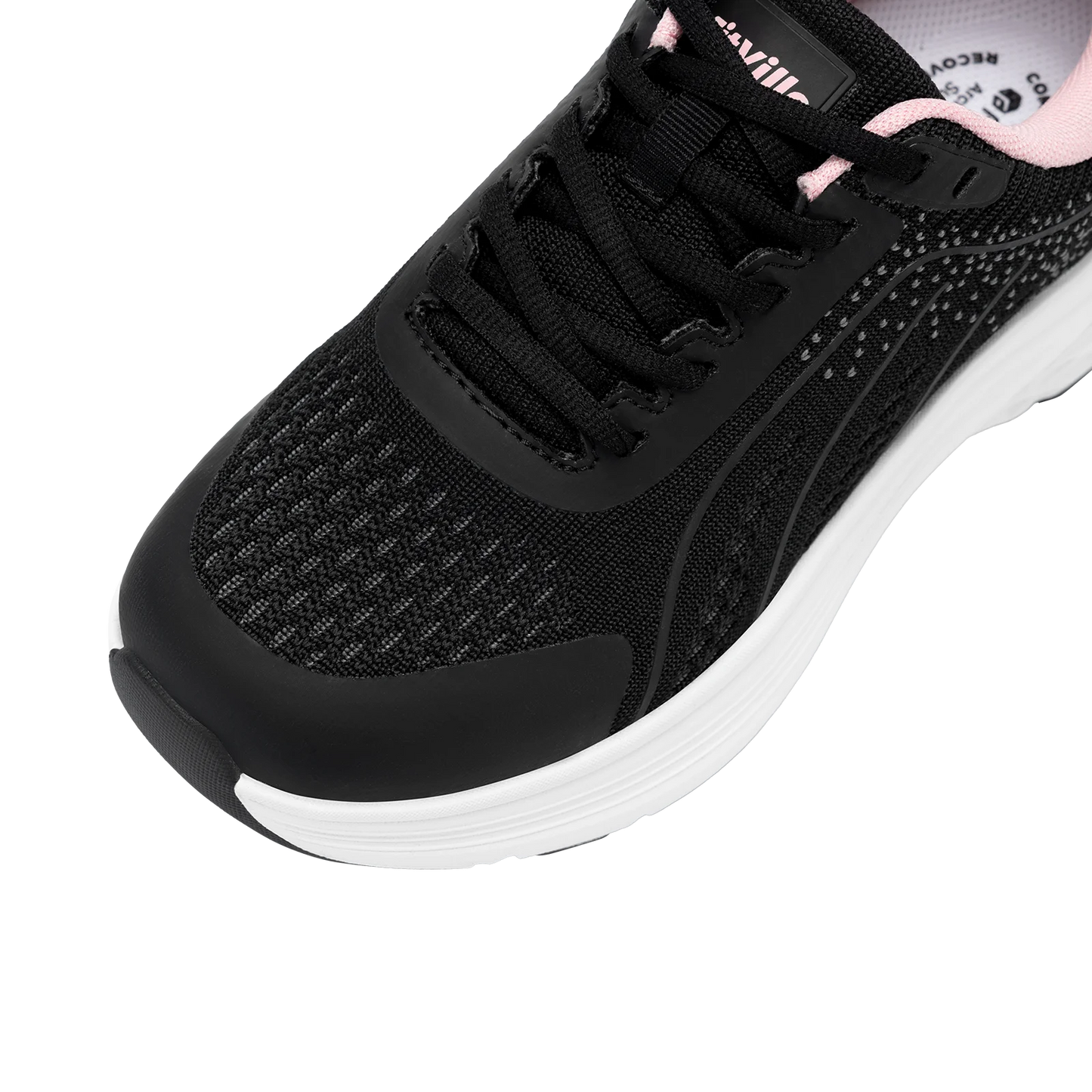Damesschoenen met brede breedte, lichtgewicht sneakers voor dames met brede breedte voor platvoeten, verlichting van hielpijn en plantaire fasciitis