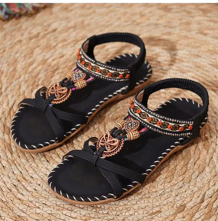 Sandals Women Shoes Summer Soft Shoes Woman Retro Women's Sandals Platform Sandals Woman Elegant Female Sandal Women Footwear