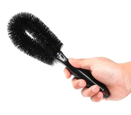 Car Wheel Cleaning Brush Profession Tire Auto Cleaning Detailing Care Wet  Dry Wheel Tire Rim Clean Brush Goods Accessory