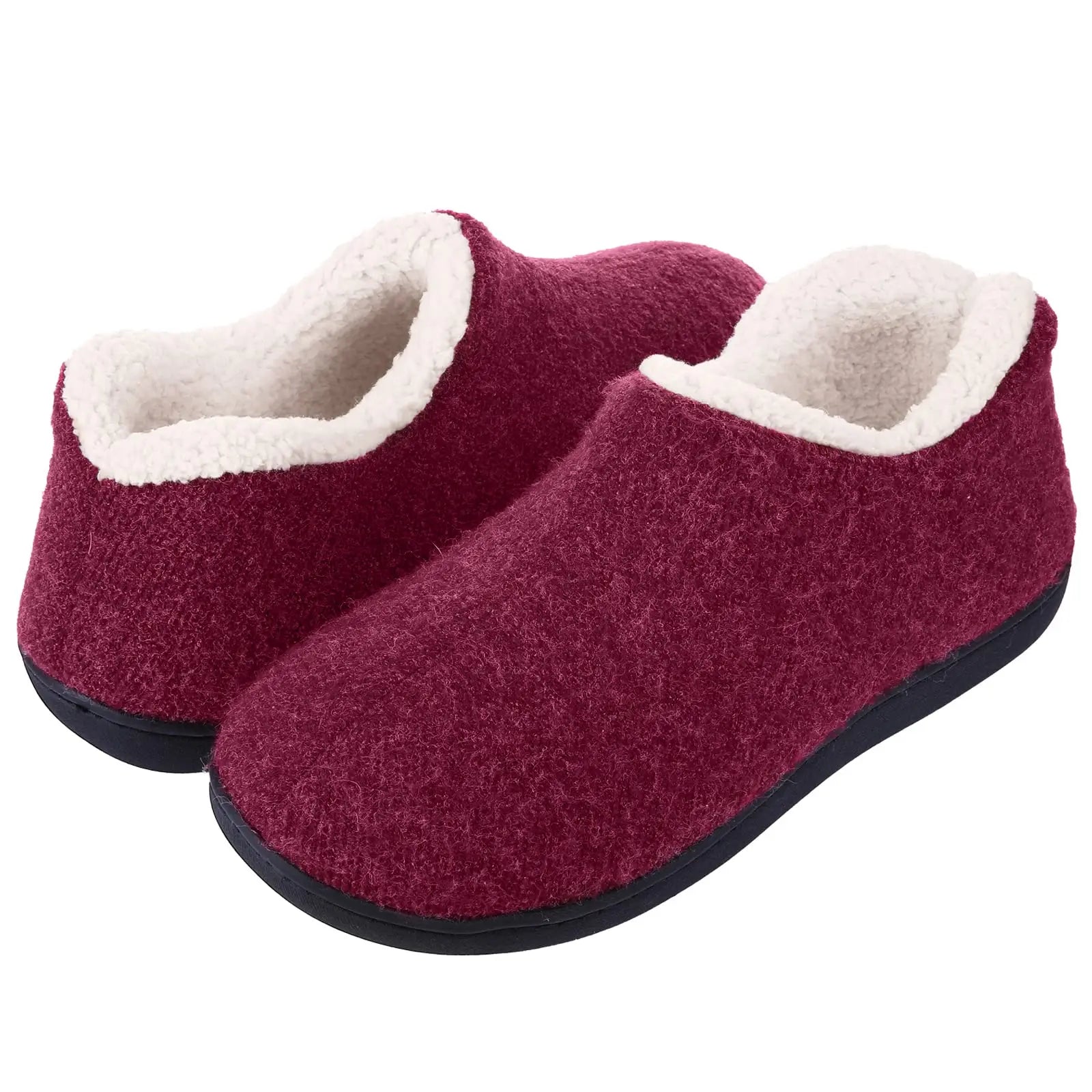 Women's Winter Warm Shoes Suitable For Indoor and Outdoor Use With Memory Foam and Comfort Soft Sole Plush Cotton Shoes