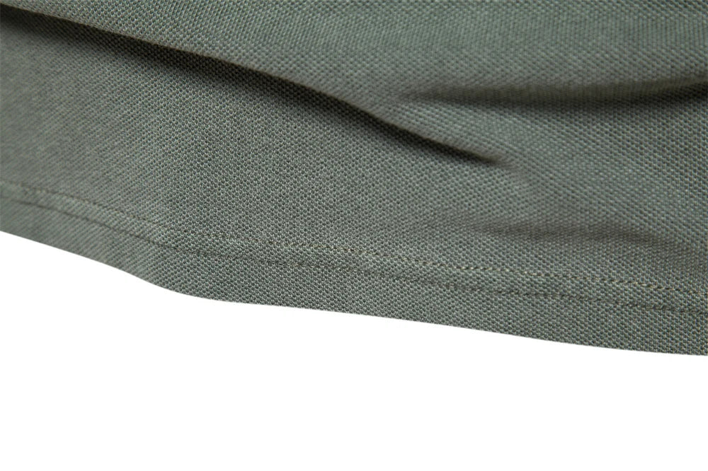 Men's 100% Cotton Solid Colour Polo Shirts Casual Short Sleeve Turndown Fashion Streetwear Shirts For Men