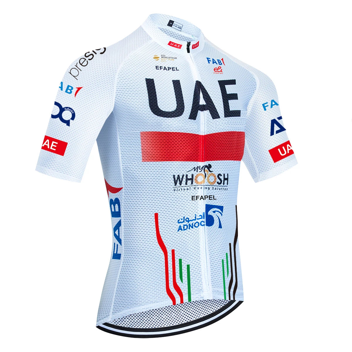 UAE Cycling Jersey Set 2024 Man's Team Short Sleeve Cycling Clothing MTB Bike Uniform Maillot Ropa Ciclismo Summer Bicycle Wear