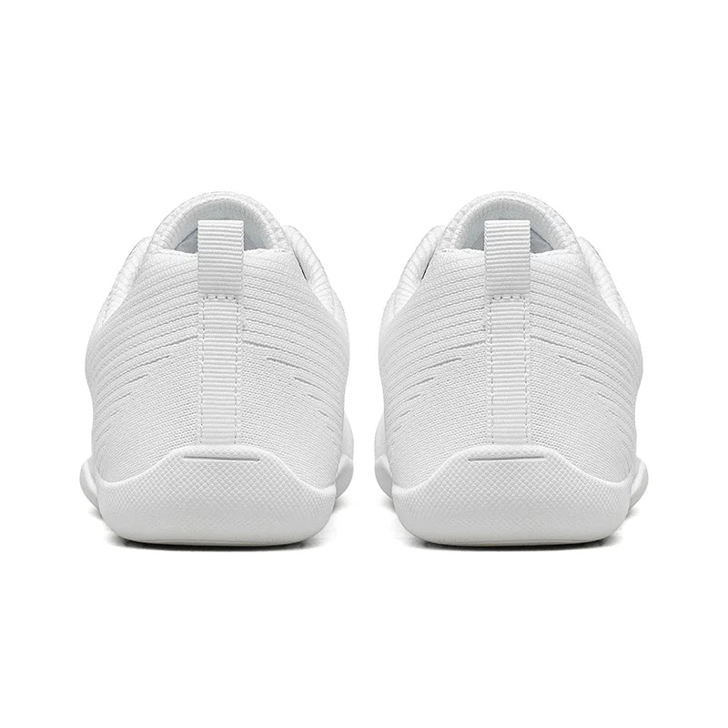 White Cheerleading Dancing Sneakers for Youth Girls Lightweight Perfect for Athletic Training Tennis Walking and Cheer
