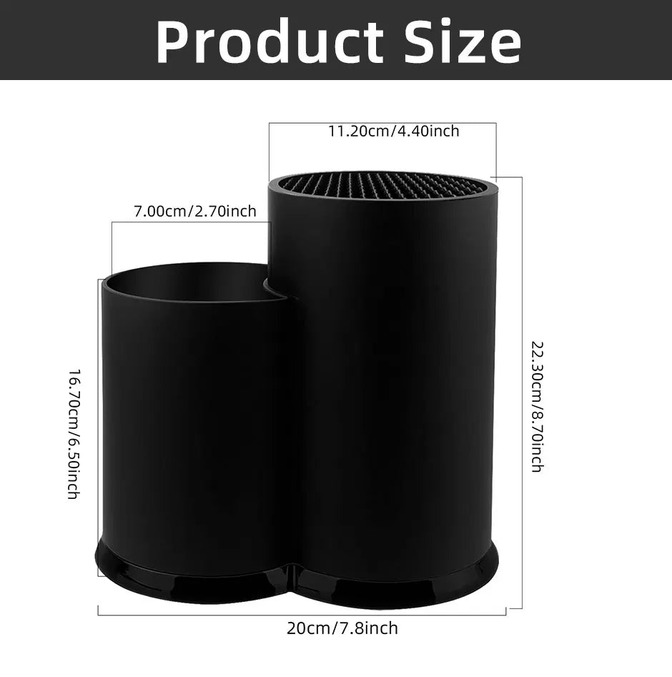 Knife holder Multi-Function Utensil stand Knife Block PP Flatware Drainer Storage Box Spoon Fork Kitchen Organizer Rack