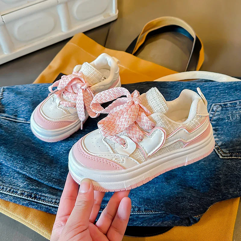 Kids Non Slip Lightweight Sneakers for Boys and Girls Breathable Outdoor Sports Shoes for School Skate and Casual Wear