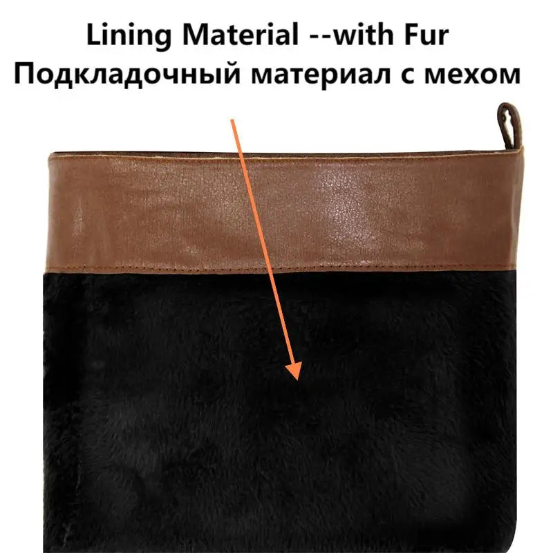 Women Buckle Gothic Black Knee High Boots Heeled Metal Side Zipper Fashion Matte  Modern Winnter Boots