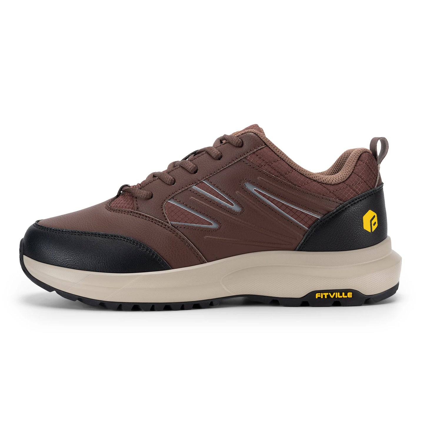Men's Wide Hiking Shoes Water Repellent Lightweight Outdoor Climbing Shoes Trekking Trails Sneakers for Arch Support