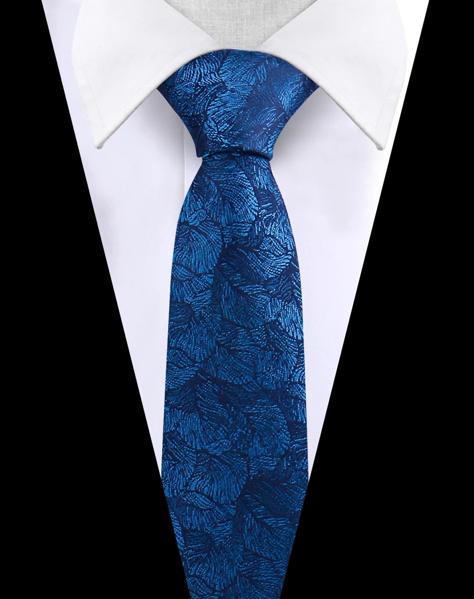 Men's Luxury Paisley Necktie Floral Wedding Style Business Tie Polyester 146x7.5cm Gift for Adult Male Occasions