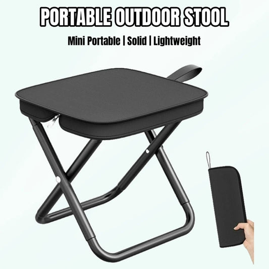 Outdoor Fishing Chair Portable Pocket Stool Pencil Case Type Folding Stool 120kg/264lb Load Bearing Capacity Folding Chair