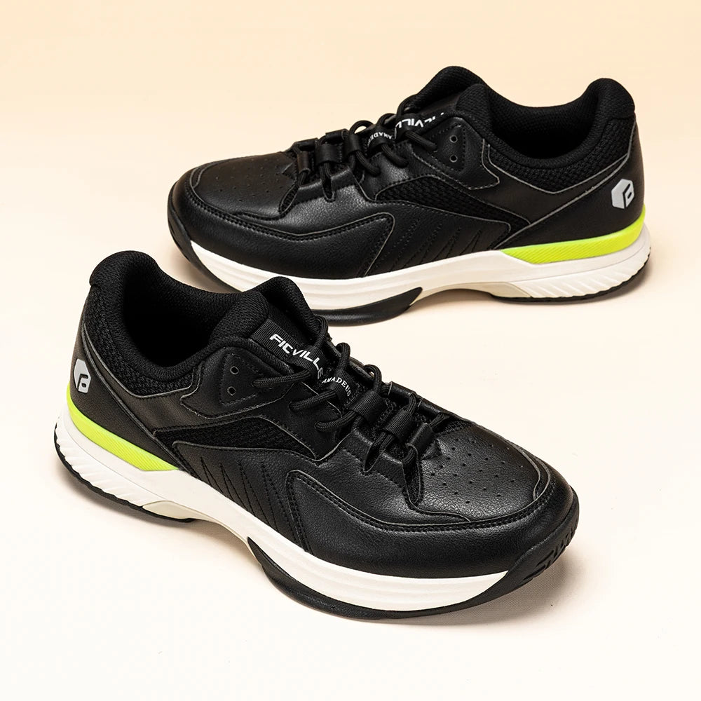 Men's Tennis Shoes Professional Training Sneakers Wear Resistant Anti-Slip Sweat Absorbent for Swollen Feet Arch Support