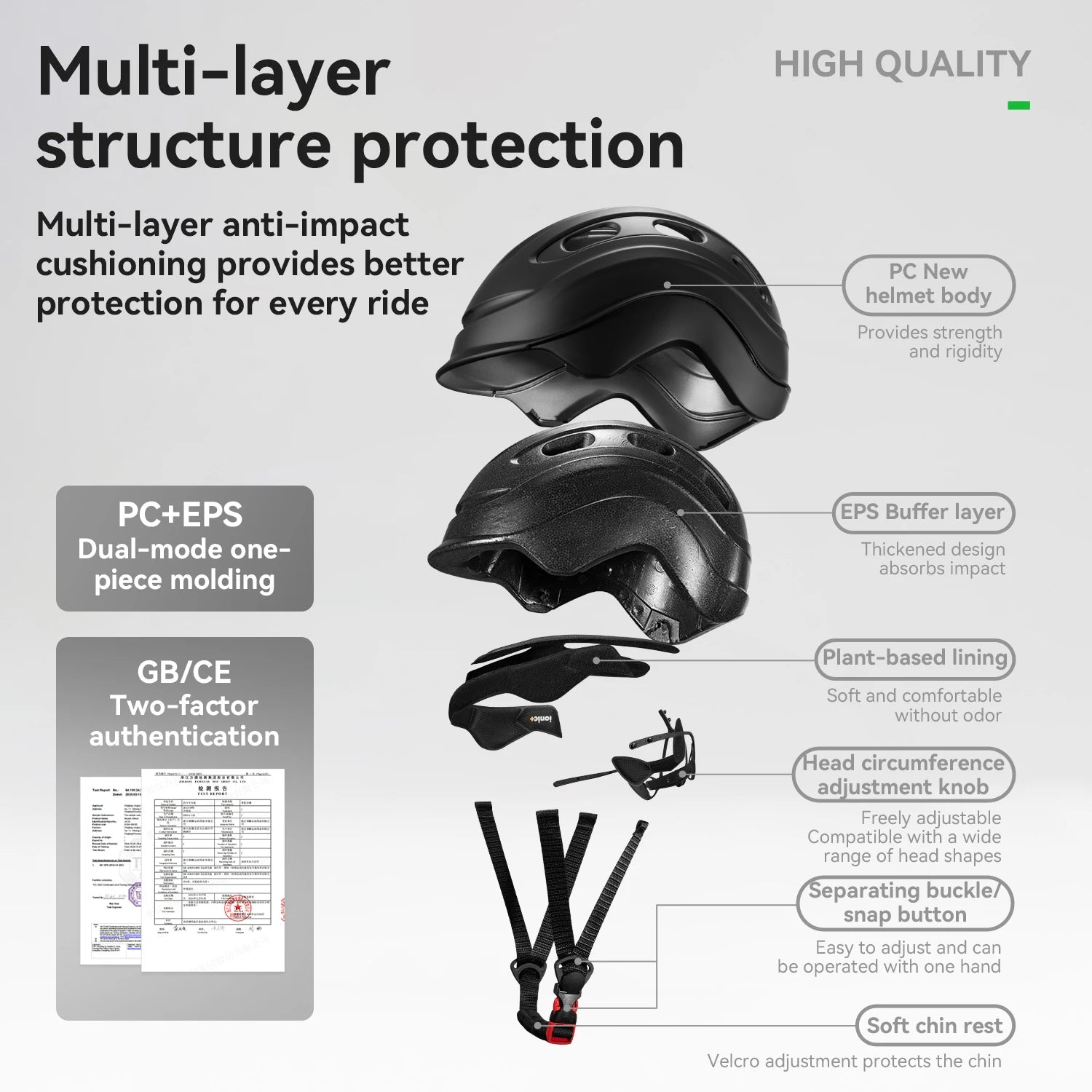 Youth Helmet Breathable Safety Helmet 6-18 years old Youth Cycling Ultralight Helmet Scooter Balance Kids Bike Helmet