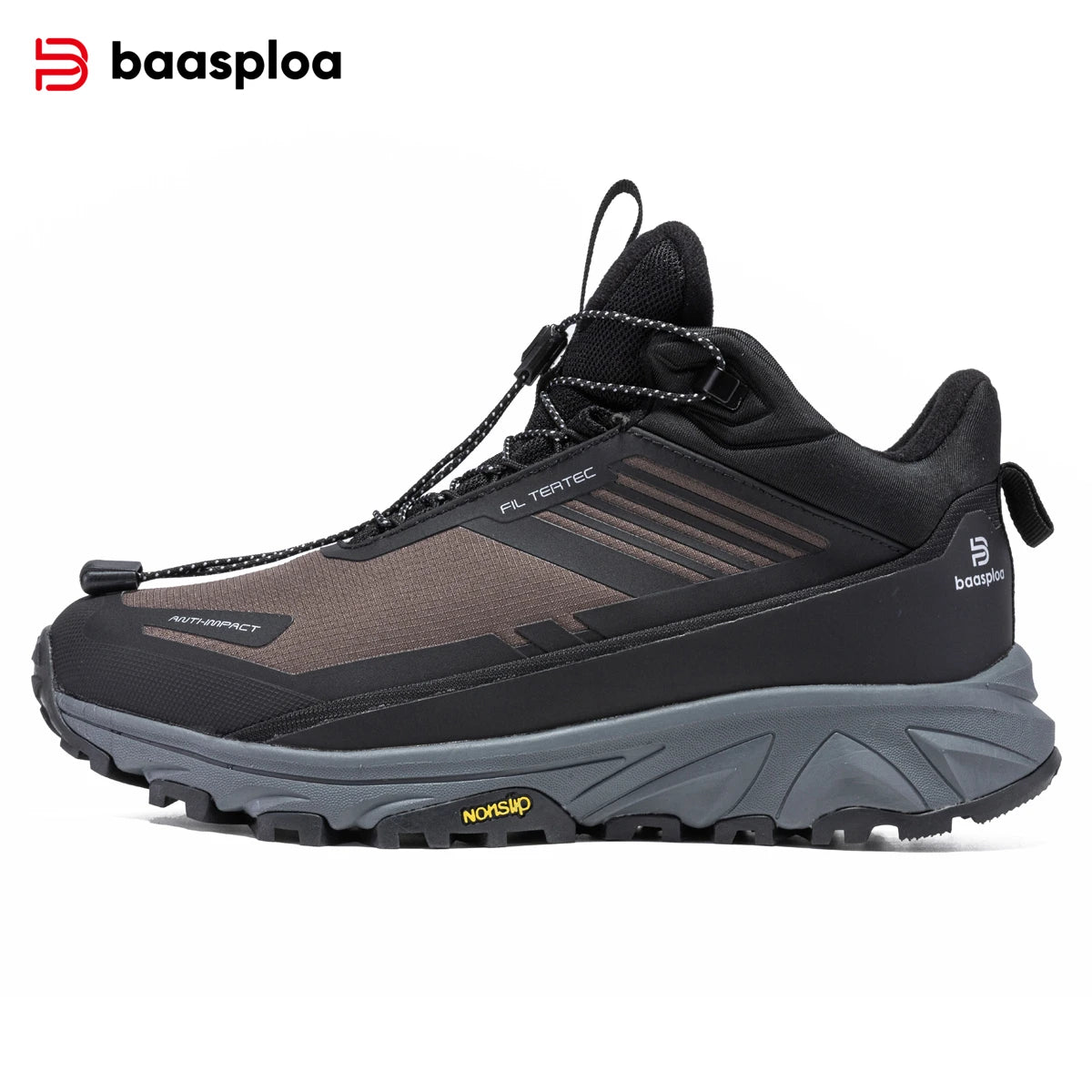 Men's Warm Hiking Shoes For Lightweight Walking - Suitable For Outdoor With Waterproof & Non-Slip Feature