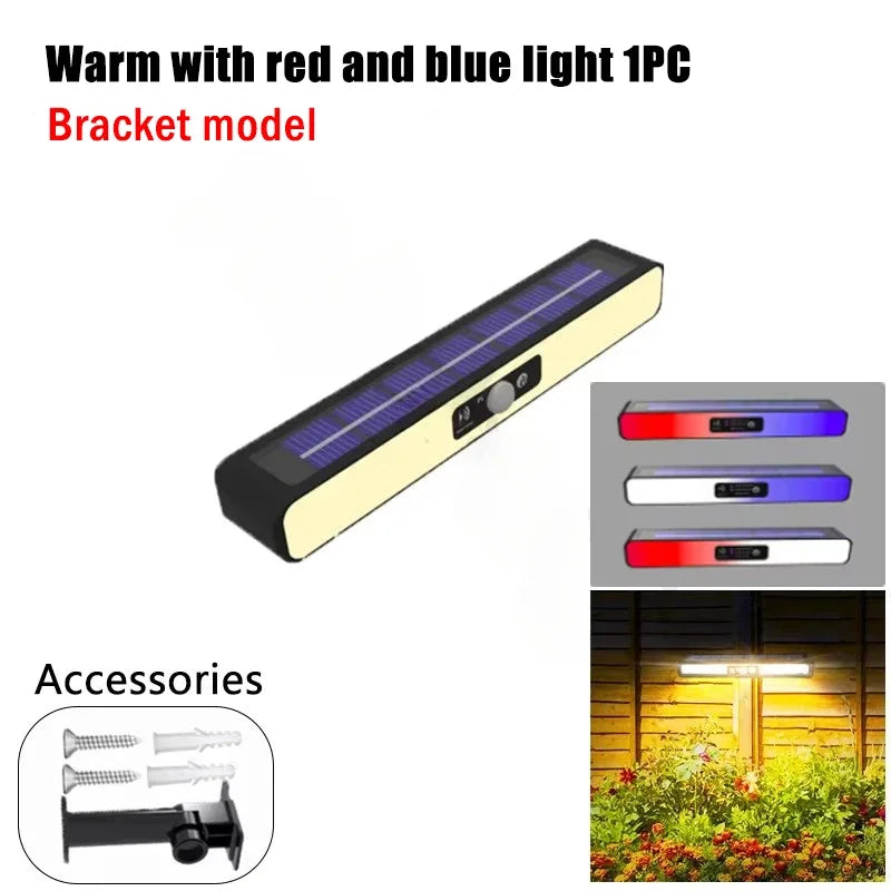 New Clip On Solar Motion Lights Outdoor Waterproof,Solar Fence Lights Outside with 36 LED Portable Solar Powered Security Light