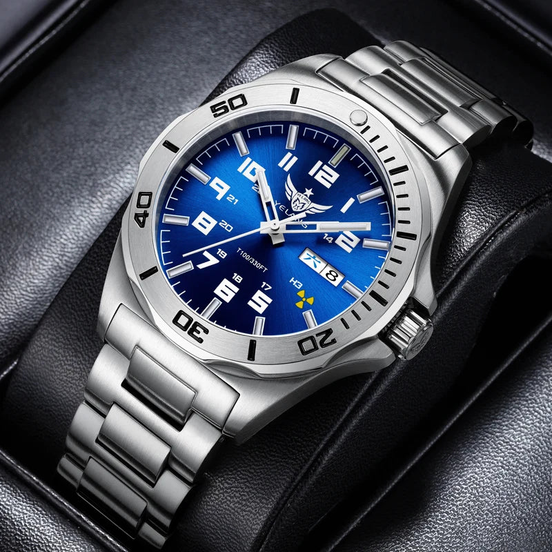 YELANG Watch Men's 44MM Mechanical Wristwatches Luxury Sapphire Glass AR Coated Automatic Watches 10BAR Waterproof Watch For Men