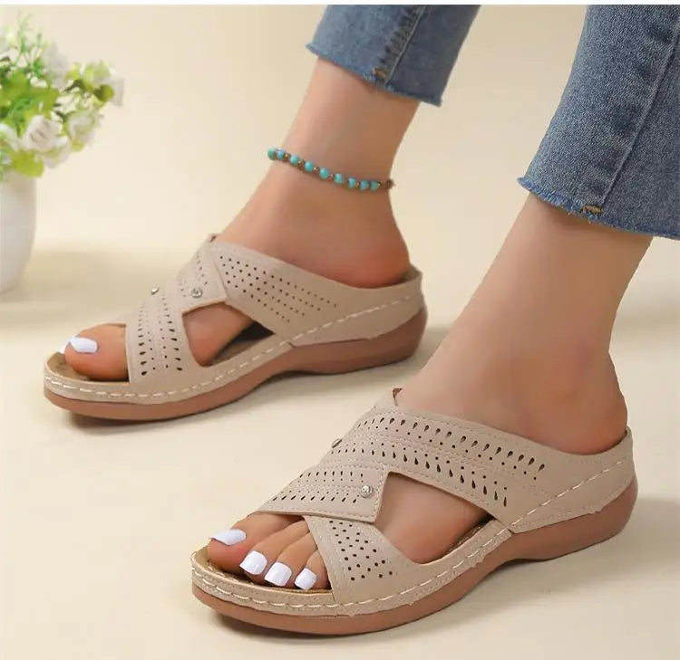 Summer Woman Shoes Sandals Non-Slip Women Shoe Slides Shoes For Women Wedge Shoes Woman Plus Size Women Slippers Female Footwear