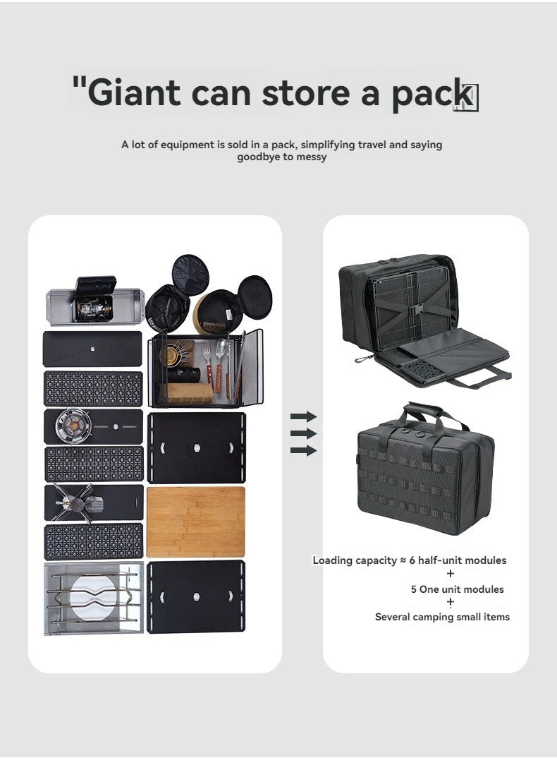 BK-46 Large Capacity Storage Bag Camping IGT Module Collection Storage Bag Outdoor Tactical Packaging Kit