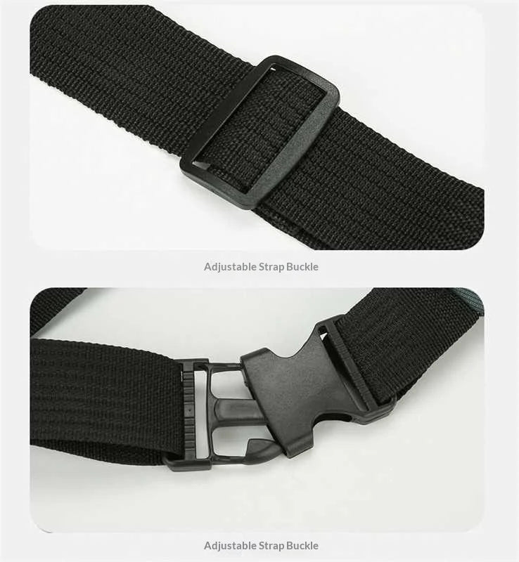 HOMEFISH Waterproof Waist Bag – Large Capacity Unisex Fanny Pack for Travel, Work, Construction & Outdoor Use