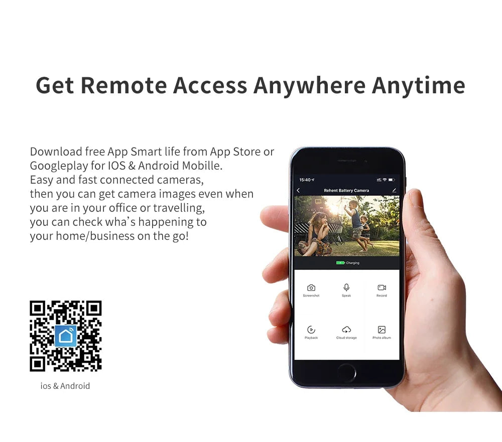 4MP Tuya Smart Wireless WiFi +BLE Outdoor Battery Solar Powered Spotlight Human Detection Surveillance CCTV IP Network Camera 2K