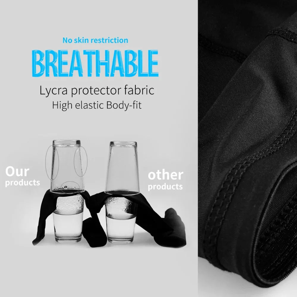 1 Pair Honeycomb Long Sport Knee Pads for Children, Basketball Leg Sleeve, Crashproof Gym Leg Warmers, Kids, Teens,Sport Safety