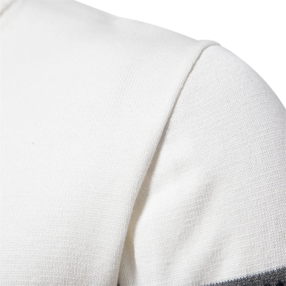 Men's Autumn High Quality Zipper Pullers Warm Winter Cotton Sweaters for Men Ethnic Patterns Casual Male Sweater