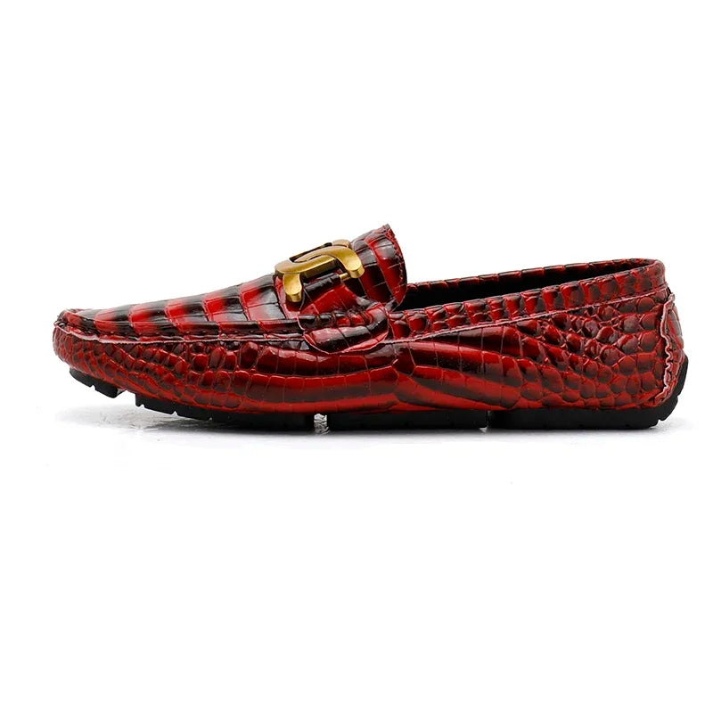 New Luxury Orange Casual Moccasins Shoes for Men Plus Size 38-48 Male Business Formal Dress Loafers England Gentleman Shoes