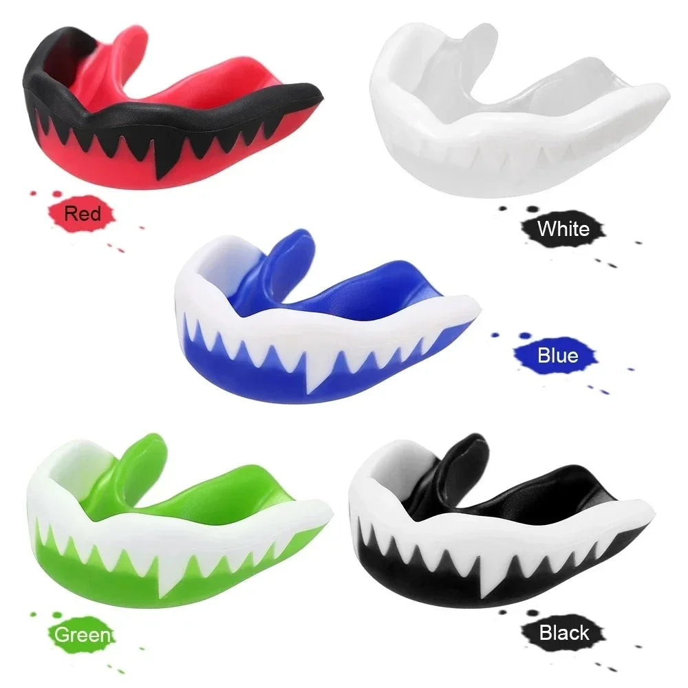 1PC Mouthguard Teeth Protector Mouthguard Suitable for Boxing Sparring Basketball Rugby Safety Sports Protectors