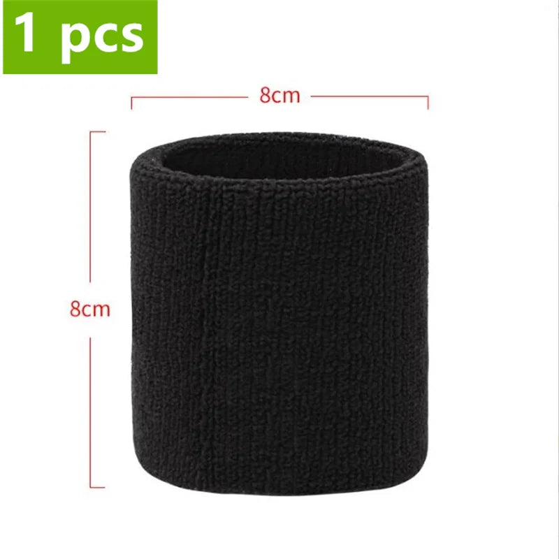 1/10pcs Wrist Support Band Wristband Sport Bracers Sweat Towel Cuff Tennis Wrist Guard Protector Strap Fitness Run Sweatband Gym
