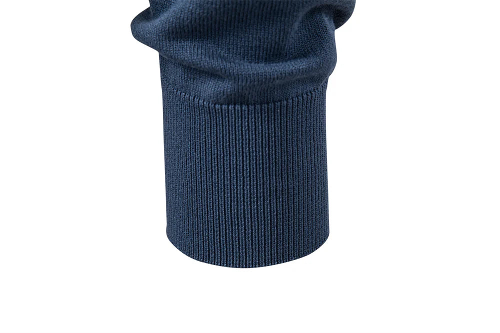 2025 Men's Henley Polo Solid Colour Long Sleeve Fashion Forward Cut Luxury Business Social Premium Male Polo