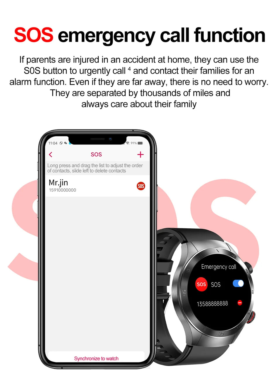 2025 New Smart Watch ECG+PPG Laser Treatment Blood Lipid Heart Rate Blood Pressure Health Sport Smartwatch For Men - Compatible with Huawei & Xiaomi IOS