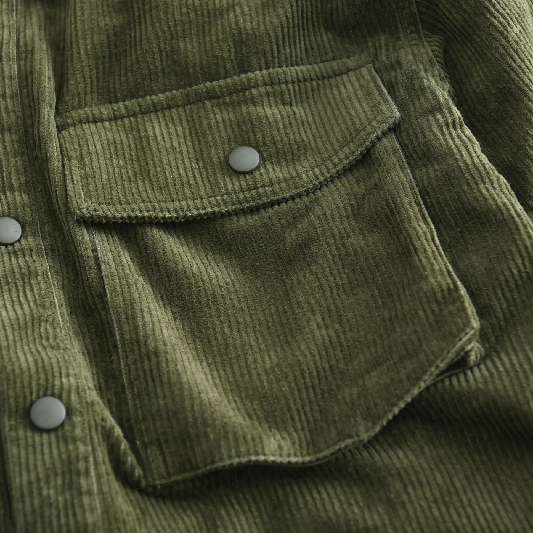 Herfst Winter Nieuw Amerikaans Retro Lange Mouw Revers Verdikt Corduroy Overhemd Heren 100% Katoen Gewassen Dubbele Zak Casual Jas