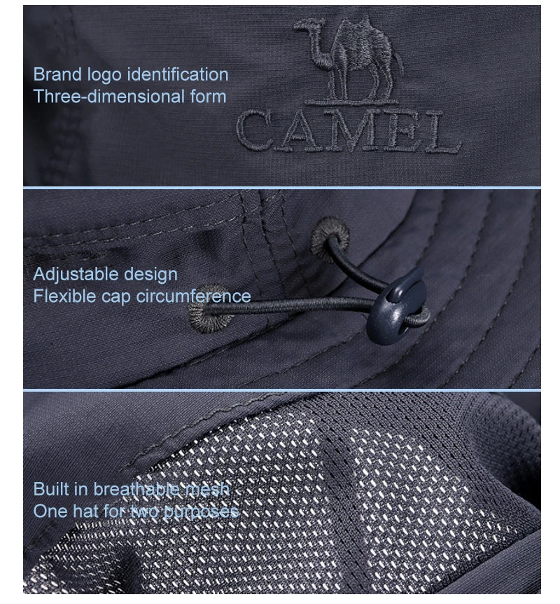 Outdoor Hiking Hats Anti-ultraviolet Summer Sun Caps Sports Climbing Sun Shading Fisherman Western Cowboy Hat