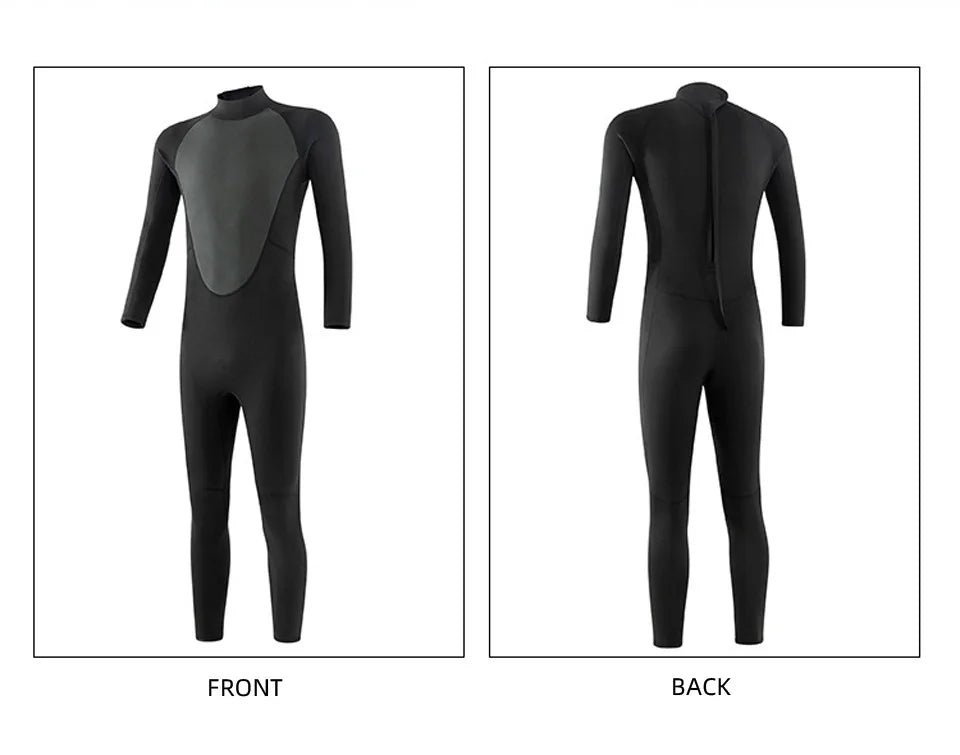 Thermal Swimming Full Body Wetsuits For Freediving Swimming, Surfing, Snorkelling, & Spearfishing - Sizes 3mm/2mm Neoprene