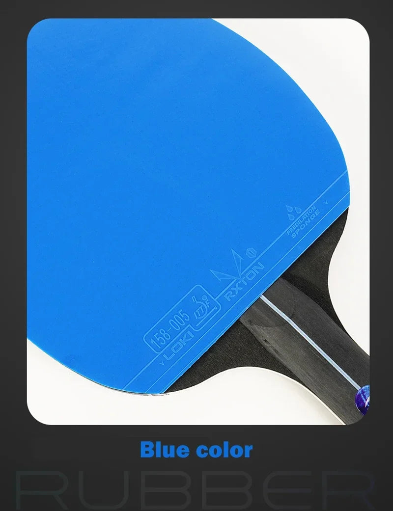 K5000 K3000 K1000 Table Tennis Racket Set 2pcs Home Entertainment Ping Pong Rackets with Blue Colour Ping Pong Rubber