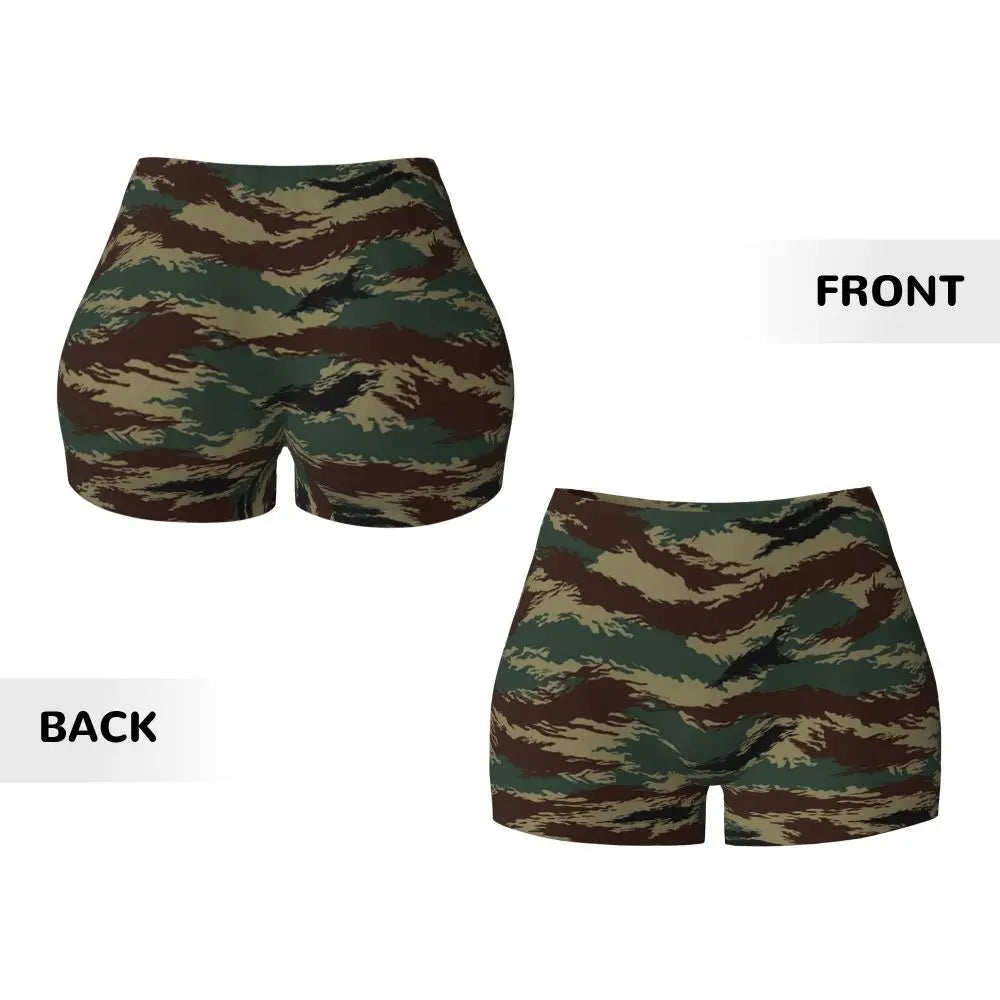 Custom Marpat Camo Workout Volleyball Biker Shorts for Women Woodland Camouflage Gym Yoga Shorts