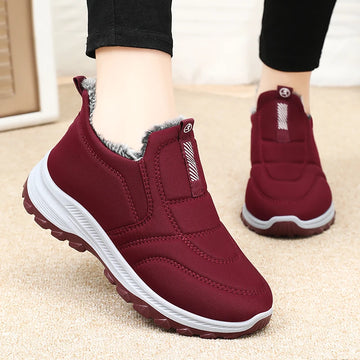 Boots Women Platform Snow New Women Shoes Slip On Women's Boots Fur Ankle Boots Casual Plush Botas Unisex Shoes Winter Boots